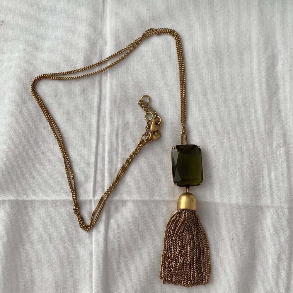 J. Crew tassel necklace